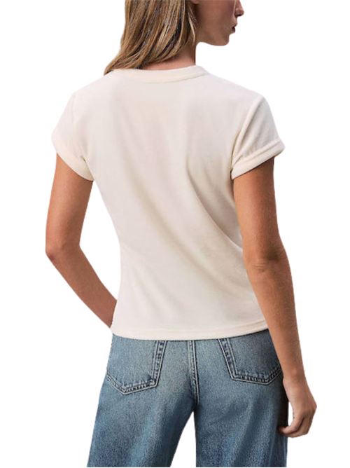 T-shirt in velluto Calvin Klein Jeans | LV047E222GYAC
